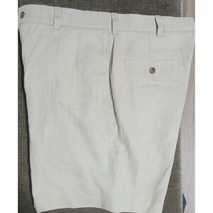 Brooks Brothers Men's Tan‎ PF Linen Shorts 7" Inseam